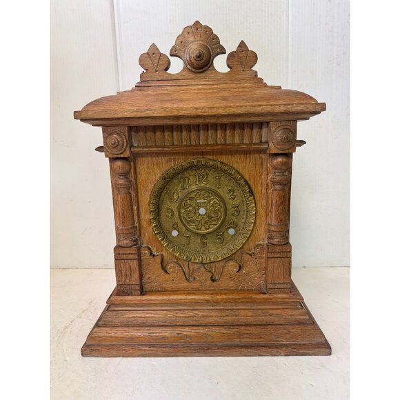 Antique Ingraham Victorian Eastlake Mantel Clock Case - Picture 7 of 7